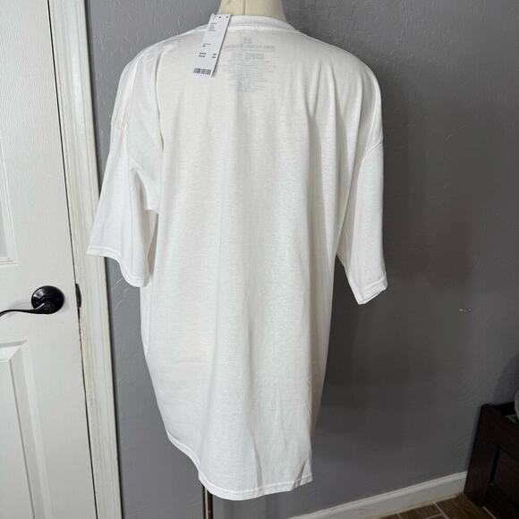 Urban Outfitters Basquiat Sunglasses Pocket Tee, White, XXL - Picture 4 of 5